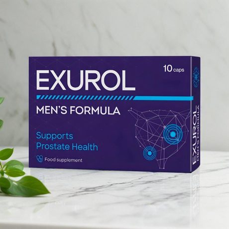 Confezione ufficiale di Exurol, integratore in capsule per la prostata