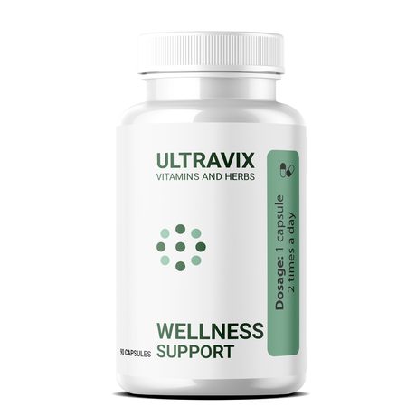 Confezione ufficiale di UltraVix, integratore in capsule del benessere